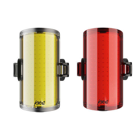 Conjunto de luzes dianteira e traseira Knog Cobber Reflex