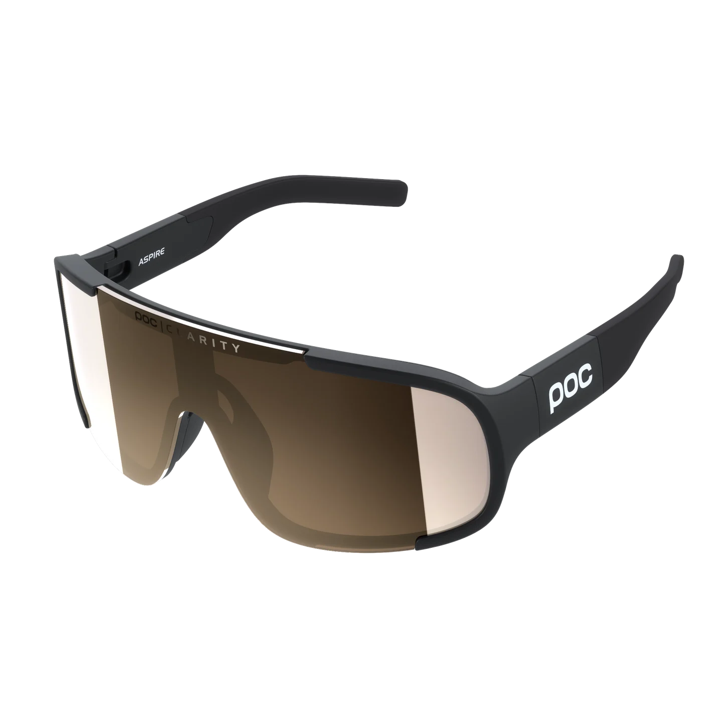 Óculos POC ASPIRE Lentes Clarity pretas Trail/Partly Sunny Silver