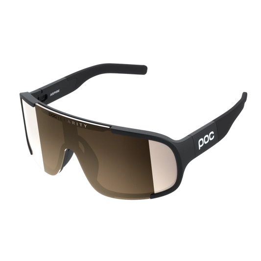 Óculos POC ASPIRE Lentes Clarity pretas Trail/Partly Sunny Silver