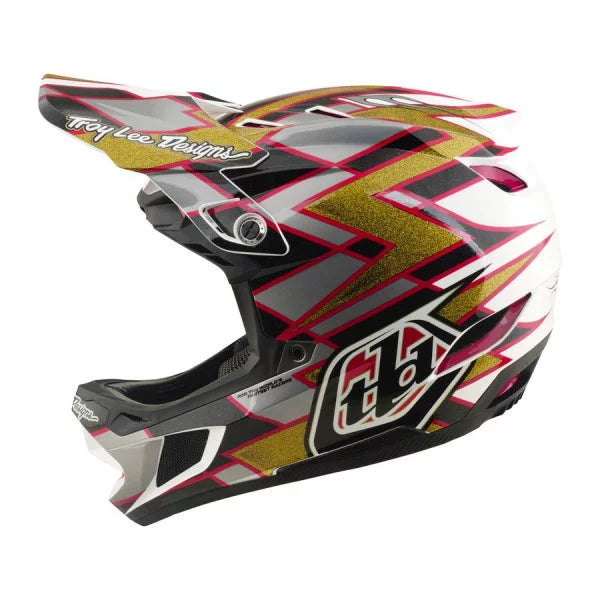 Casque VTT TROY LEE DESIGNS D4 COMPOSITE MIPS FLUSH Noir/Doré