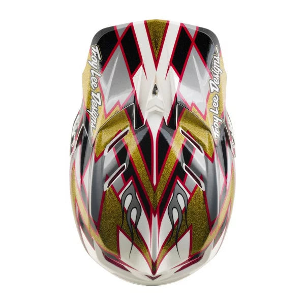 Casque VTT TROY LEE DESIGNS D4 COMPOSITE MIPS FLUSH Noir/Doré