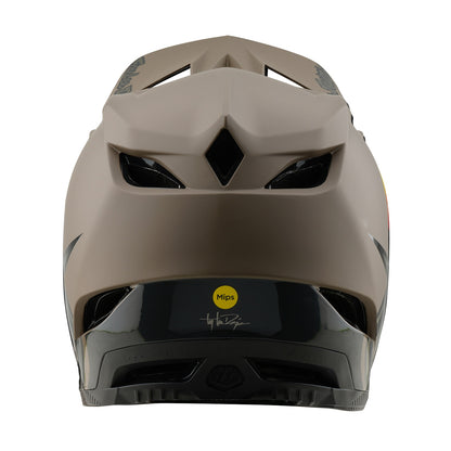 Capacete MTB TROY LEE DESIGNS D4 COMPOSITE MIPS Castanho