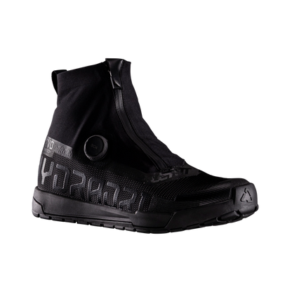 Sapatos de VTT INVERNO LEATT HYDRADI PROFLAT 7.0 BOA Preto