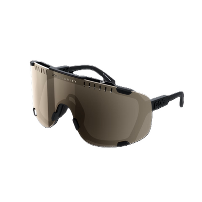 Óculos POC DEVOUR+ Preto Lente Clarity Trail Partly Sunny Silver