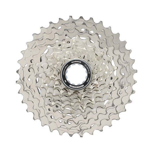 Cassete de 12 velocidades SHIMANO 105 CS-HG710 – fotografia principal sobre fundo branco