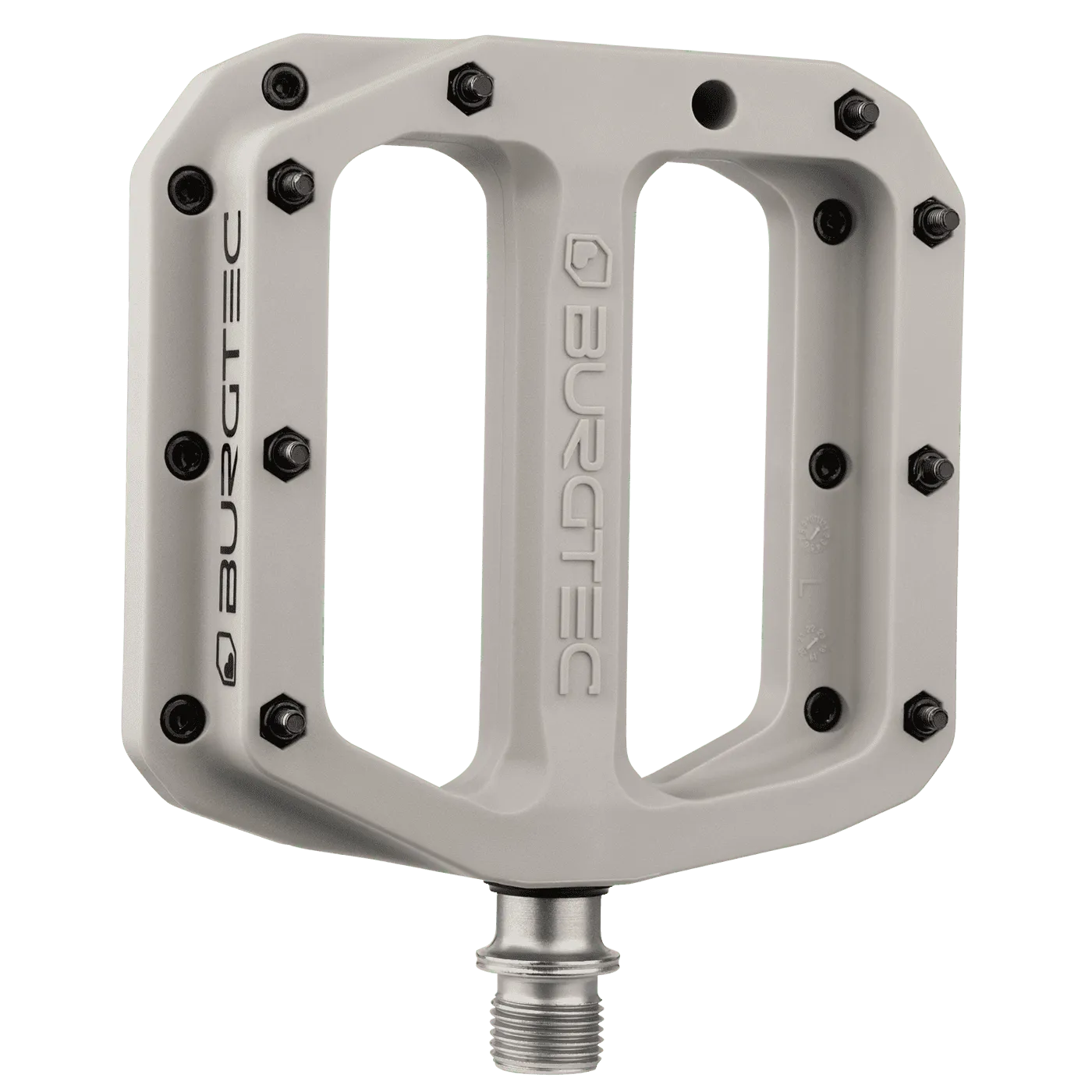 Pedais planos BURGTEC MK4 Composite Nase Grey