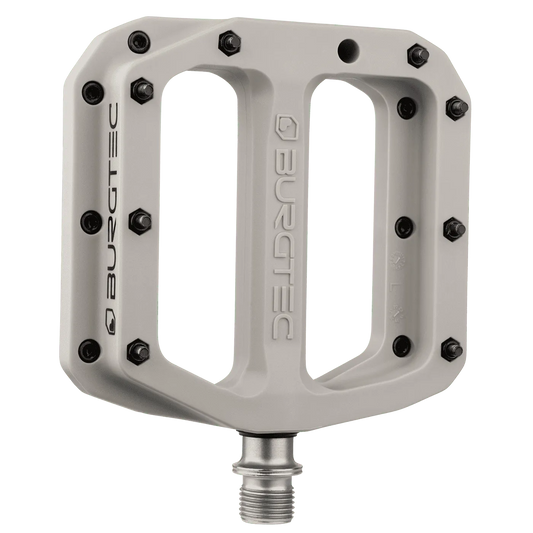 Pedais planos BURGTEC MK4 Composite Nase Grey
