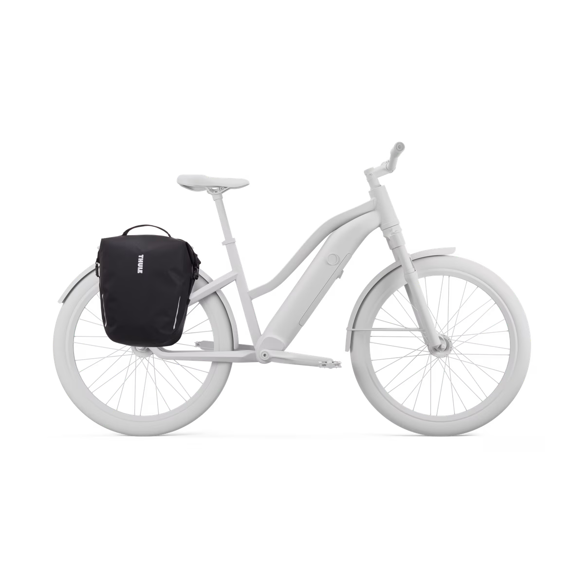 Par de alforges de transporte de bagagem THULE SHIELD 22 L Preto