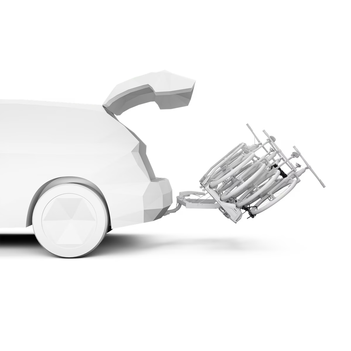 Adaptador para bicicletas para o suporte de bicicletas THULE VELOSPACE 3