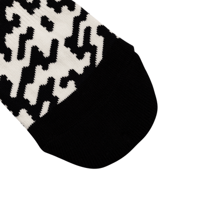 Meias BURGTEC EVERYDAY CREW PATTERNED Preto/Branco