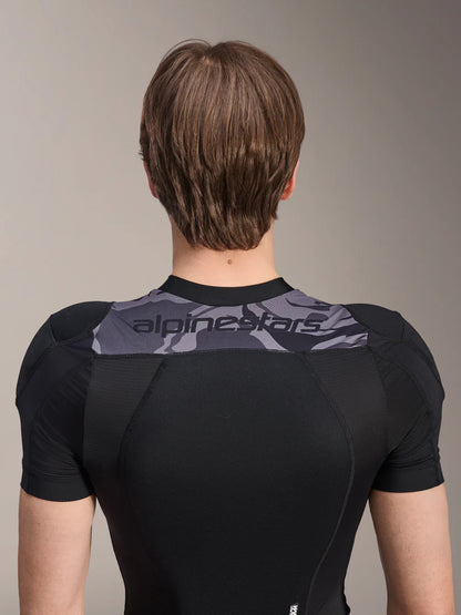 Colete de Proteção ALPINESTARS A-MOTION PLASMA Mangas Curtas Preto/Camo