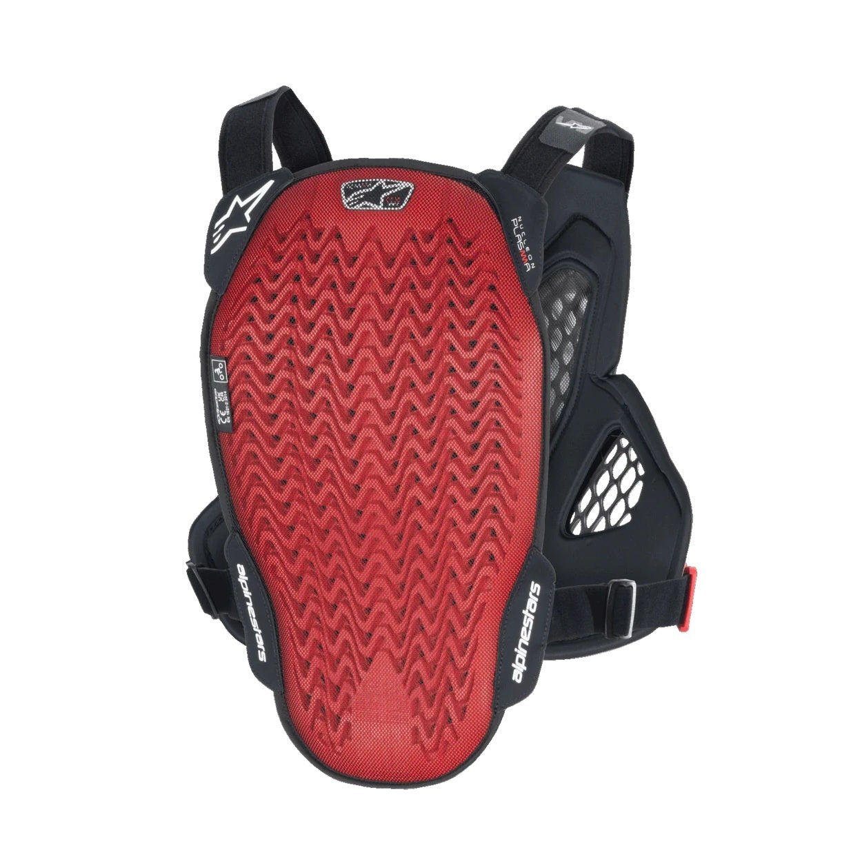 Colete de proteção ALPINESTARS A-6 PLASMA Preto/Cinza/Vermelho