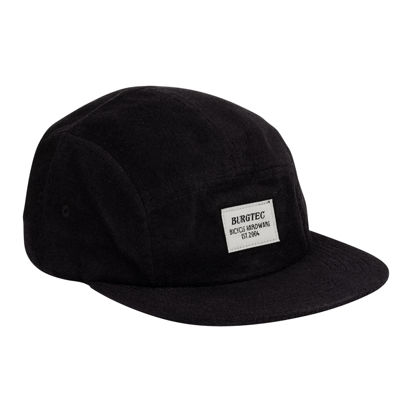 Boné BURGTEC ARCADE FIVE PANEL Preto
