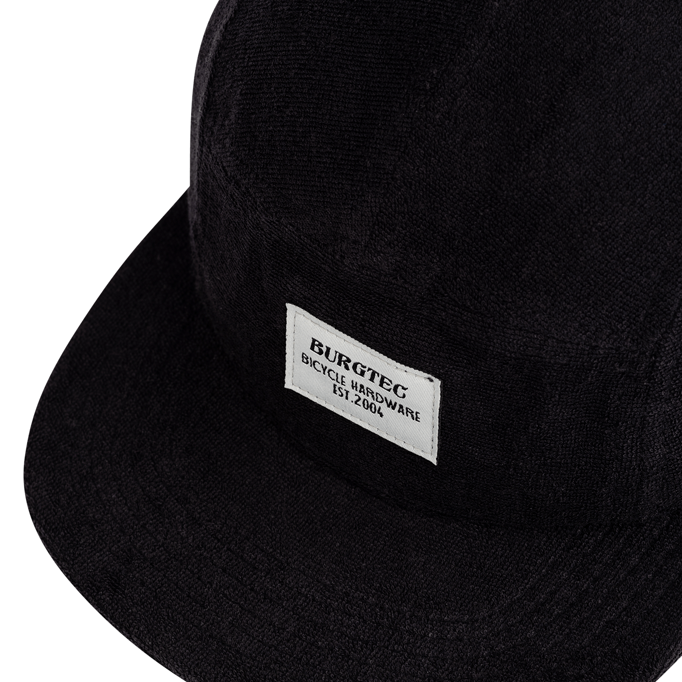 Boné BURGTEC ARCADE FIVE PANEL Preto