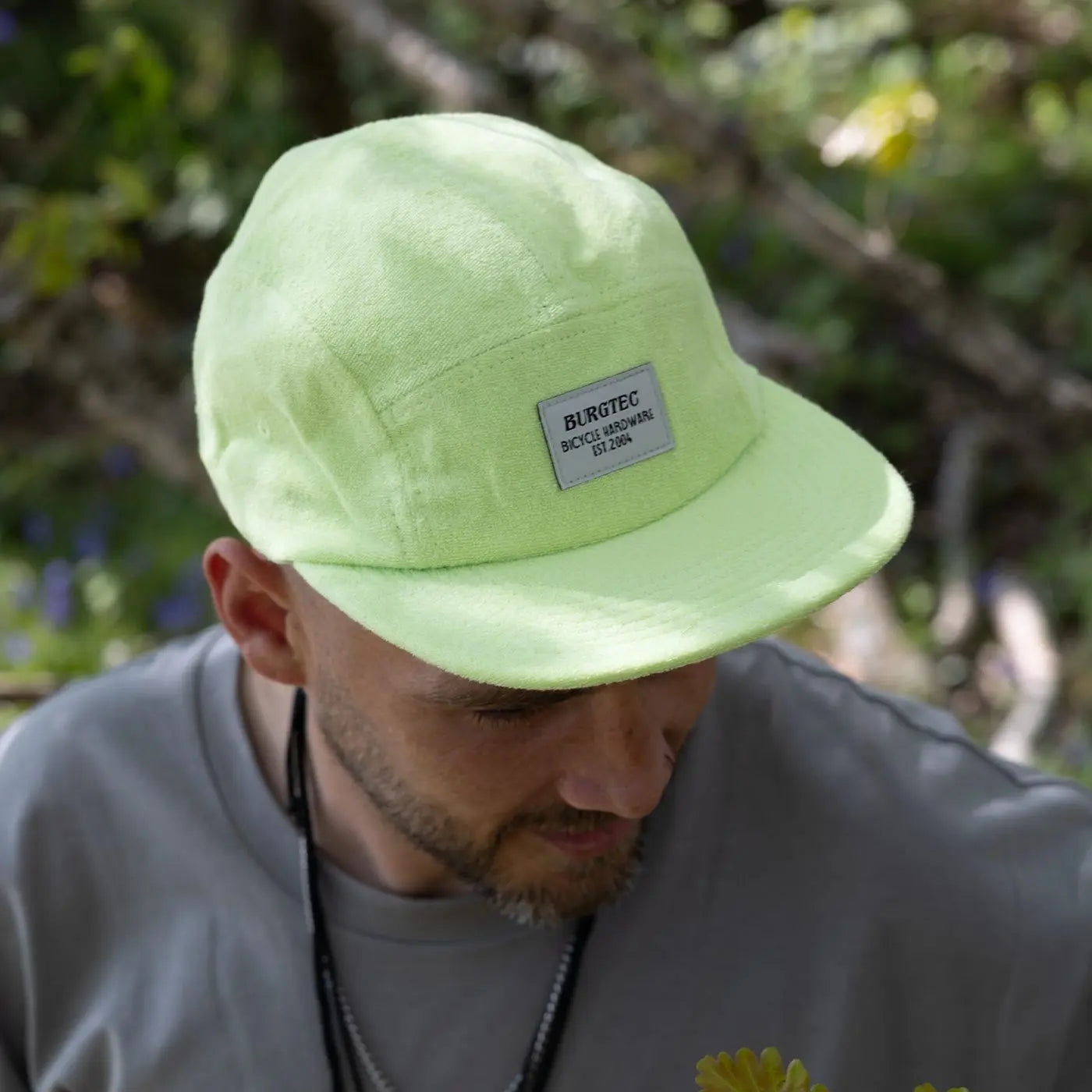 Boné BURGTEC ARCADE FIVE PANEL Verde