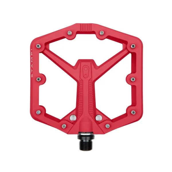 Pedais planos CRANKBROTHERS STAMP 1 Gen2 Grande Vermelho