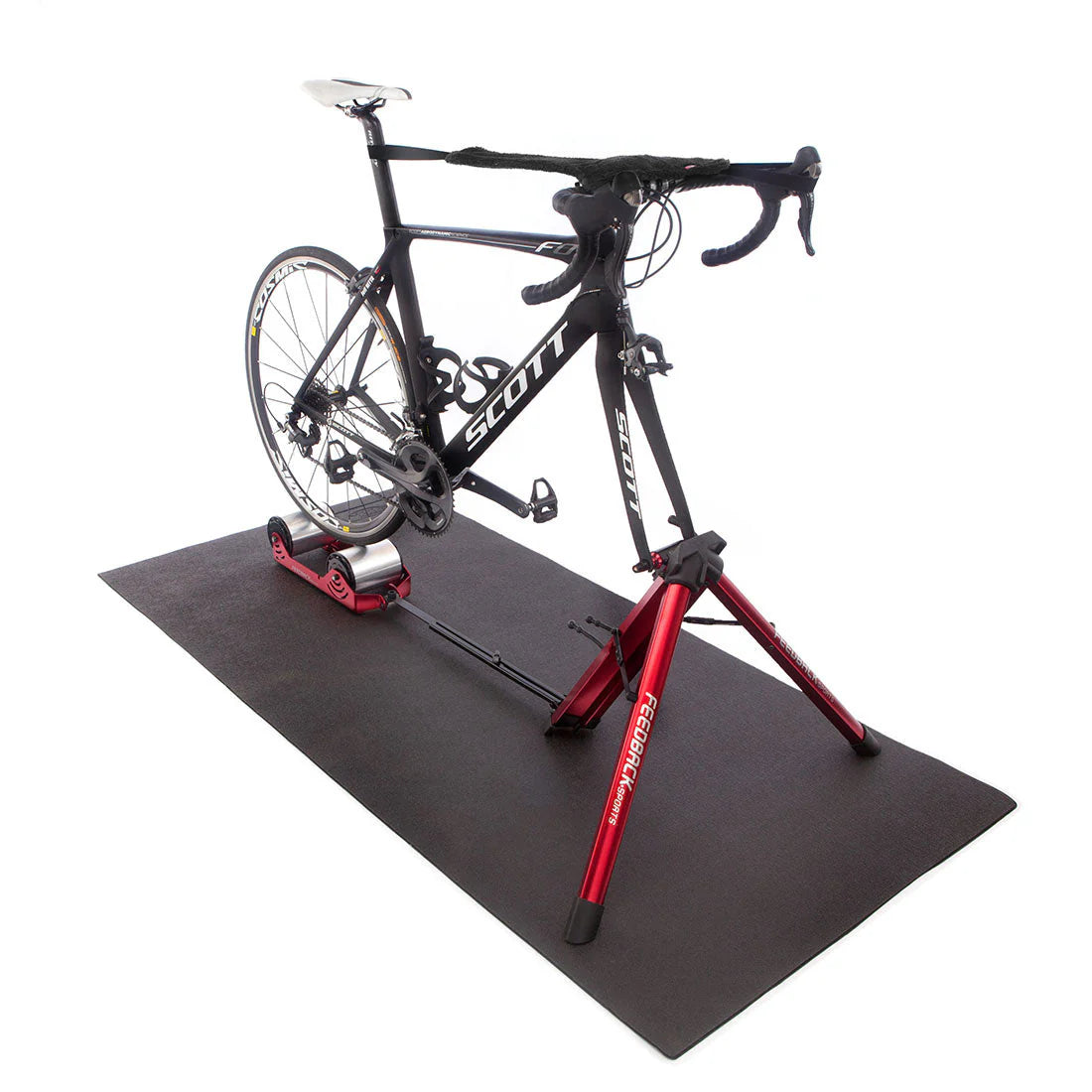 Tapete de treino para bicicleta estática FEEDBACK SPORTS