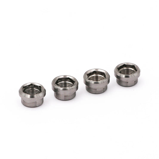 Parafusos e Porcas de Prato RENNEN Titanium Regular (x4)
