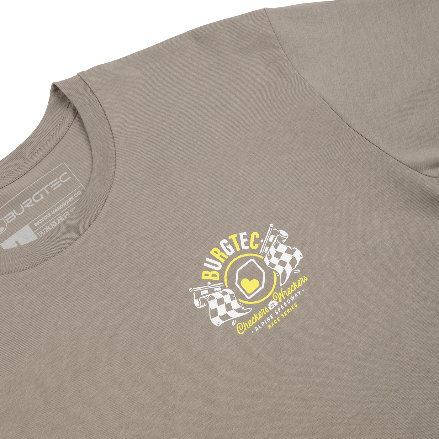 T-shirt BURGTEC ALPINE SPEEDWAY Cinza
