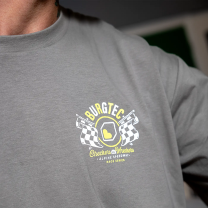 T-Shirt BURGTEC ALPINE SPEEDWAY Cinzento