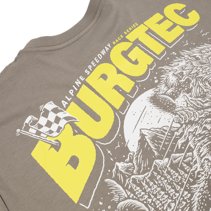 T-Shirt BURGTEC ALPINE SPEEDWAY Cinzento