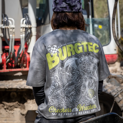 T-Shirt BURGTEC ALPINE SPEEDWAY Cinzento