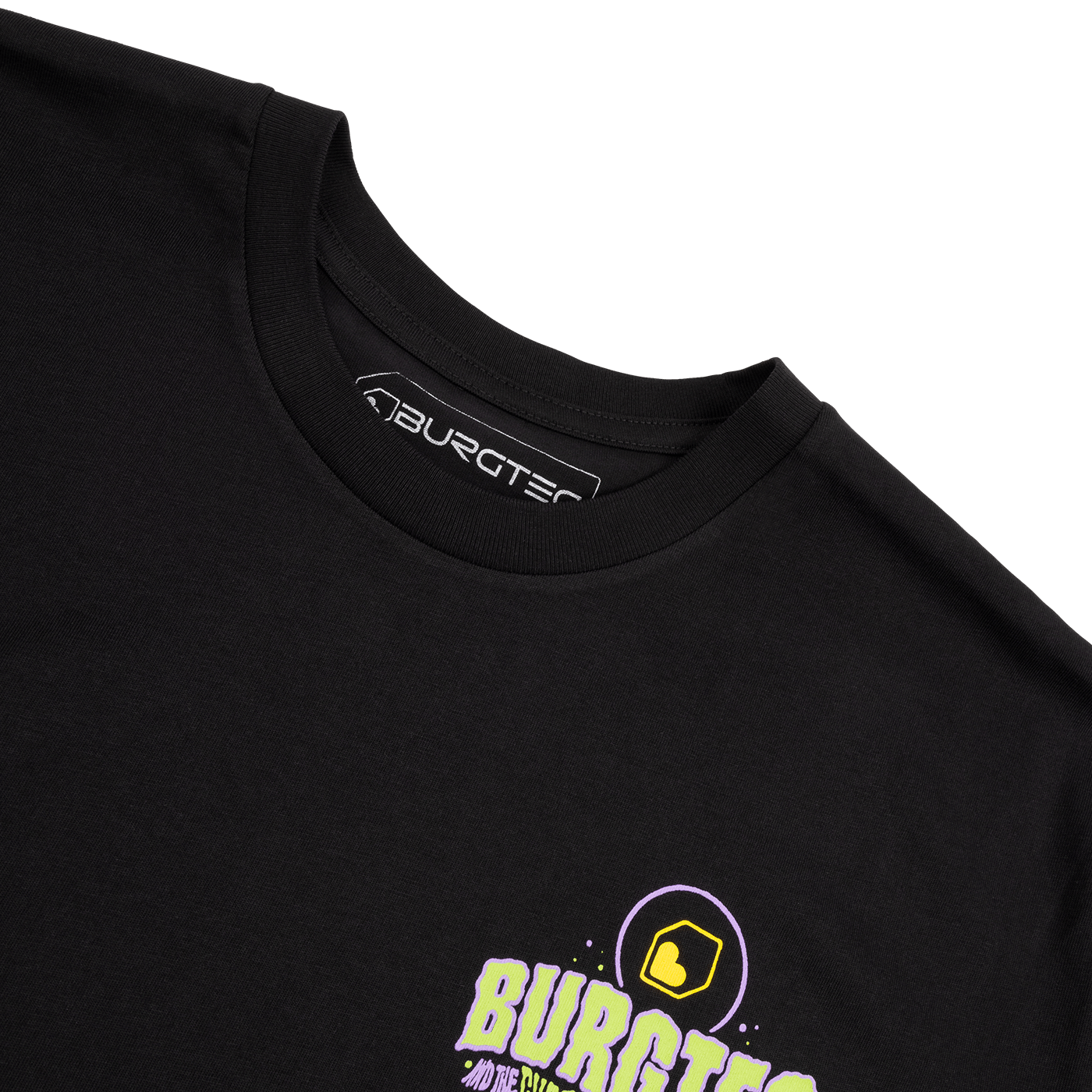 T-shirt BURGTEC RUT MONSTER Preta