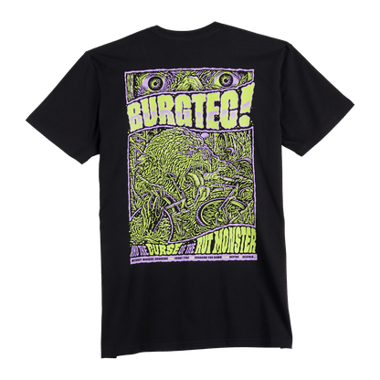 T-Shirt BURGTEC RUT MONSTER Preto