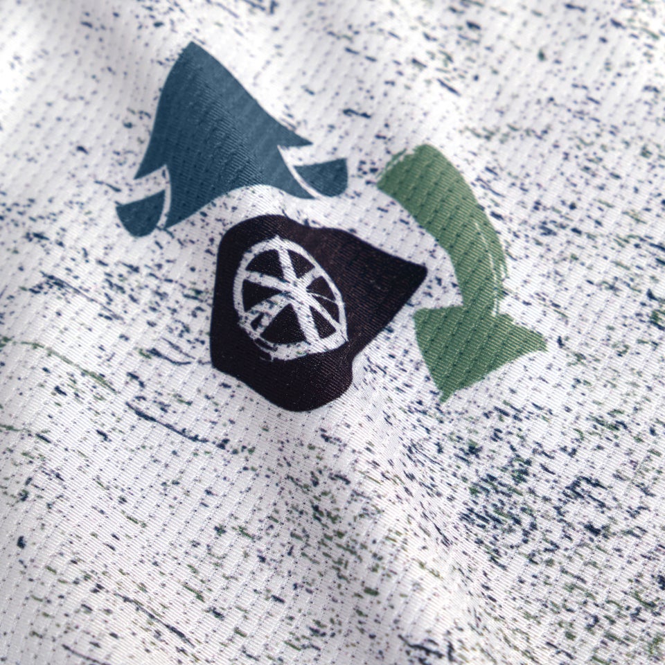 ENDURA SINGLETRACK PRINT TEE Camisola de manga curta para mulher Aero Blue