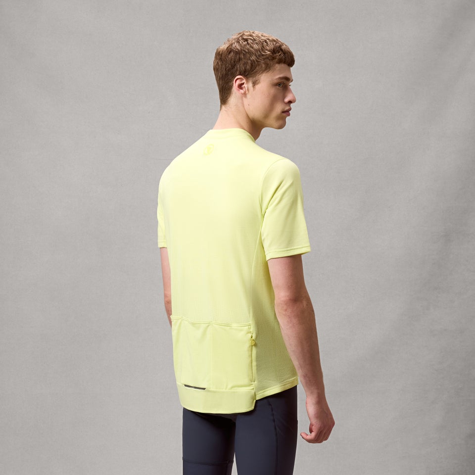 Camisola ENDURA LOOP ZIPPED de manga curta com sementes oleaginosas