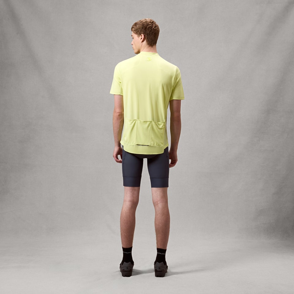 Camisola ENDURA LOOP ZIPPED de manga curta com sementes oleaginosas