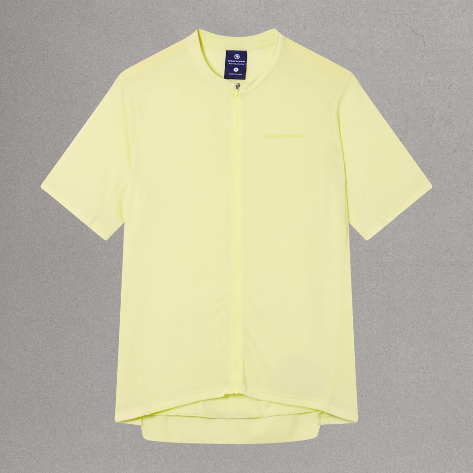 Camisola ENDURA LOOP ZIPPED de manga curta com sementes oleaginosas