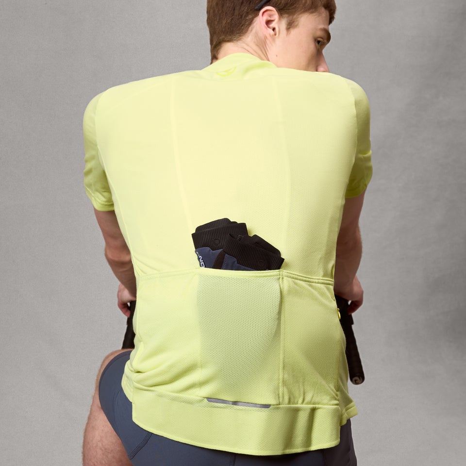 Camisola ENDURA LOOP ZIPPED de manga curta com sementes oleaginosas