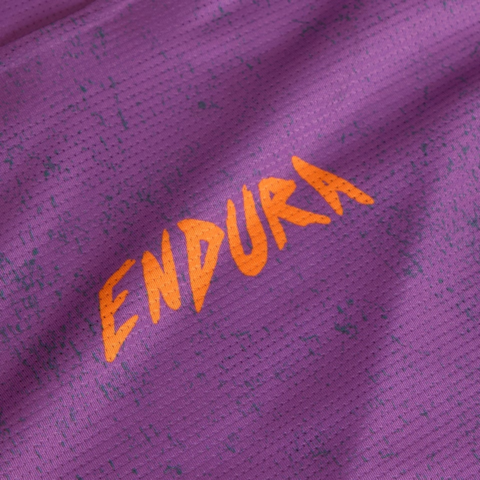 ENDURA SINGLETRACK PRINT Camisola de manga curta para mulher End Purple