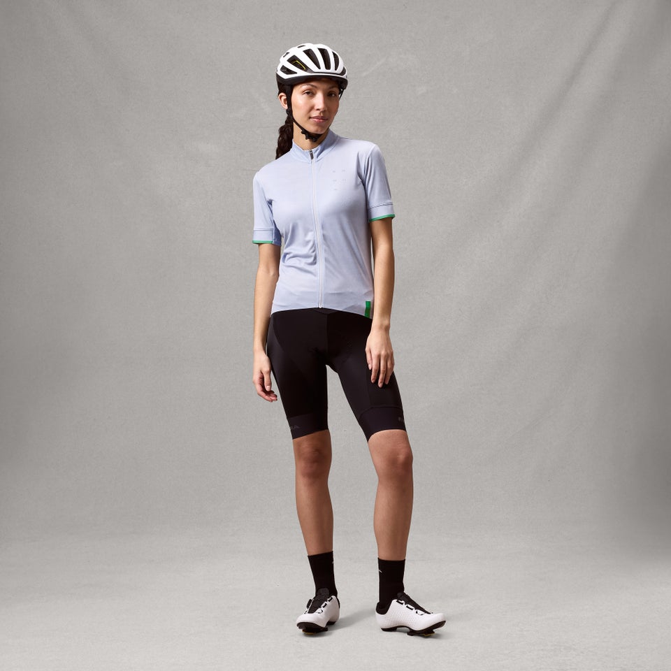 ENDURA FS260 PRINT Camisola de manga curta para mulher Aero Blue
