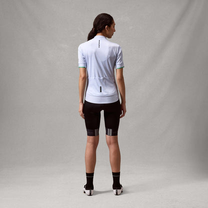 Maillot ENDURA FS260 PRINT Mulher Mangas Curtas Aero Blue