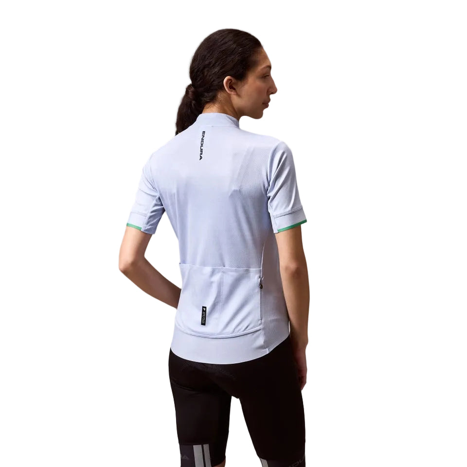 ENDURA FS260 PRINT Camisola de manga curta para mulher Aero Blue
