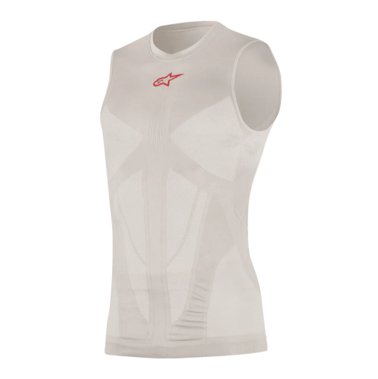 ALPINESTARS TECH TANK SUMMER Roupa interior sem mangas Cinzento/Vermelho