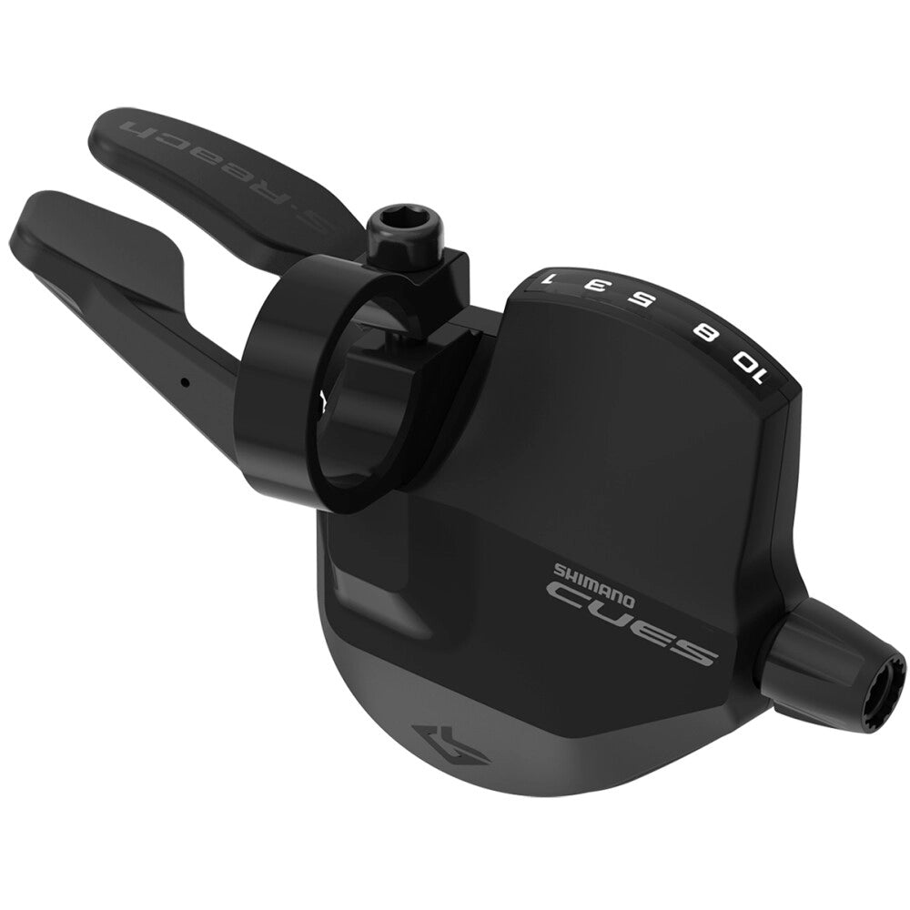 Manípulo de Mudanças Direito SHIMANO CUES 10V SL-U6050 Short Reach Indicador