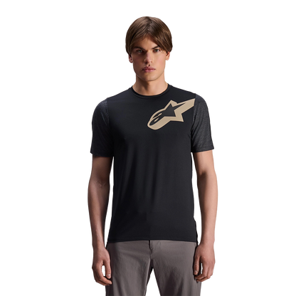 Maillot ALPINESTARS A-DURA LIPAN Mangas Curtas Preto