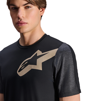 Maillot ALPINESTARS A-DURA LIPAN Mangas Curtas Preto