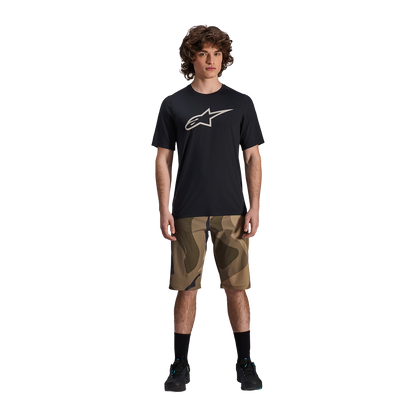 Maillot ALPINESTARS A-DURA ASTAR Mangas Curtas Preto