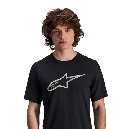 Maillot ALPINESTARS A-DURA ASTAR Mangas Curtas Preto