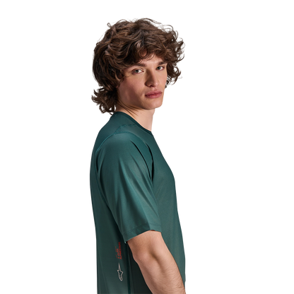 Camisola ALPINESTARS A-DURA RISE Mangas Curtas Verde