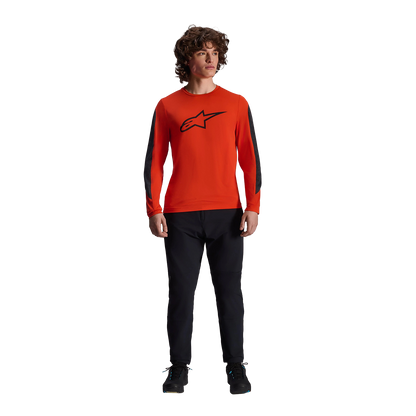 Maillot ALPINESTARS A-DURA INSET ASTAR Mangas Compridas Laranja