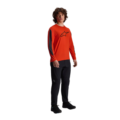 Maillot ALPINESTARS A-DURA INSET ASTAR Mangas Compridas Laranja