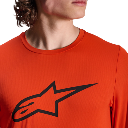 Maillot ALPINESTARS A-DURA INSET ASTAR Mangas Compridas Laranja
