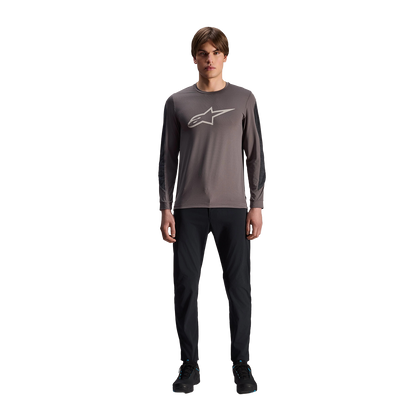 Maillot ALPINESTARS A-DURA INSET ASTAR Mangas Compridas Cinzento