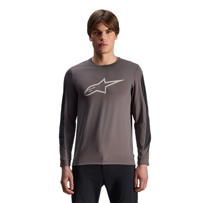 Maillot ALPINESTARS A-DURA INSET ASTAR Mangas Compridas Cinzento