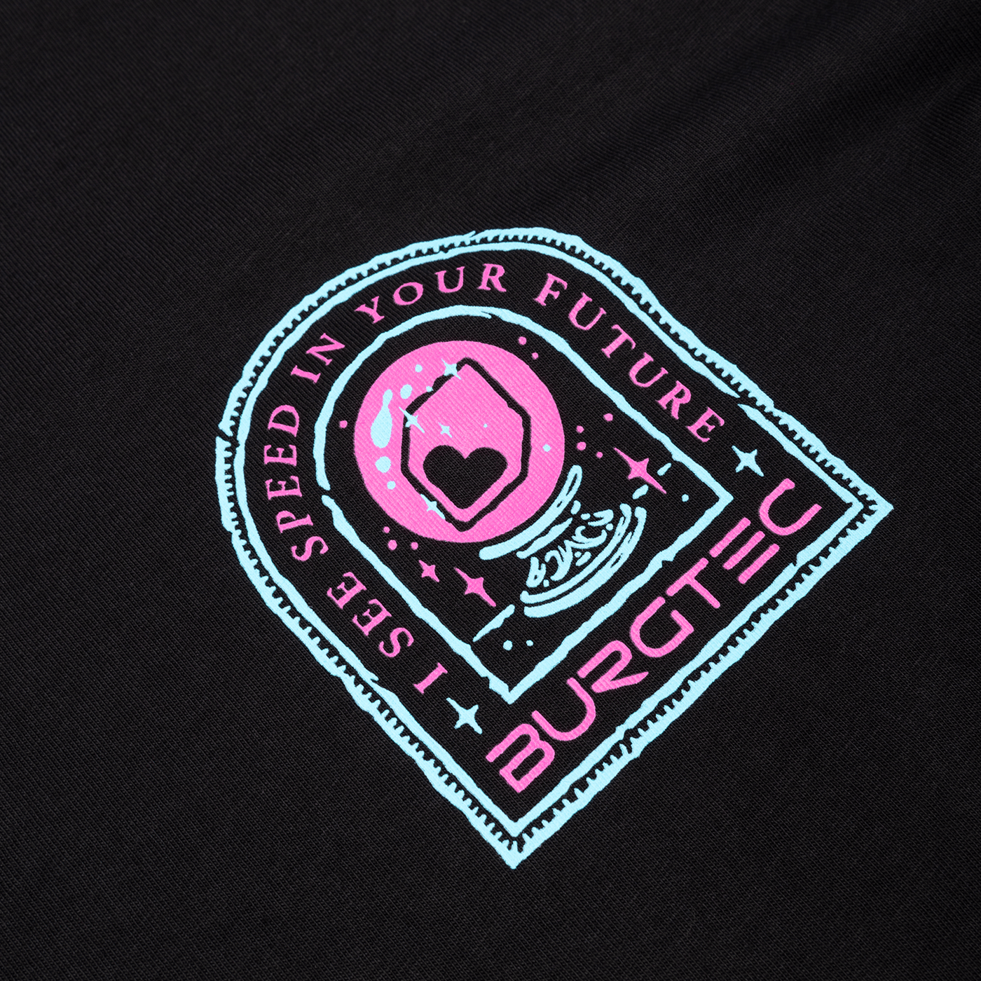 T-shirt BURGTEC TARROT Preta